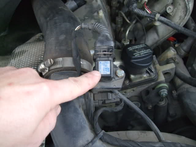 Place of P0103 in engine